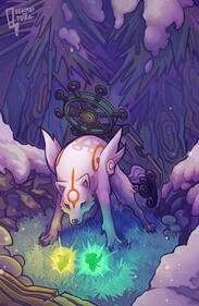 Okami fanart 2025